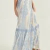 Maude Floral Maxi Skirt -AS Revival store 001125 ARISSA S CHAMBRAY BLUE 00