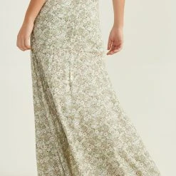Freya Floral Maxi Skirt -AS Revival store 001125 JAMILLY SS4 SAGE 02