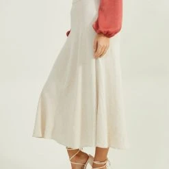 Turner Midi Skirt -AS Revival store 001890 G1068W032JD NATURAL 02