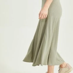 Turner Midi Skirt -AS Revival store 001890 G1068W032JD OLIVE 02