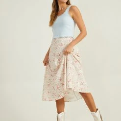 Lauren Floral Midi Skirt