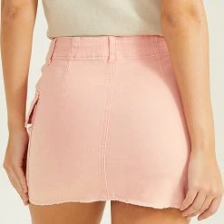 Brynn Cargo Mini Skirt -AS Revival store 001890 G1184W068JI PEACH 03