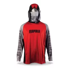 Men's Rapala UV Preformance Hoody With Neck Gaiter