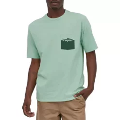 Men's Patagonia Wild Waterline Pocket Responsibili-Tee -AS Revival store 19418776716 1