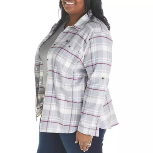 Women's Columbia Pine Street™ Stretch Button Up Flannel 4 Women's Columbia Pine Street™ Stretch Button Up Flannel - Image 2