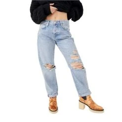 Women's Free People Bren BF Loose Fit Boyfriend Jeans