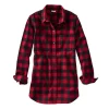 Women's L.L.Bean Scotch Plaid Flannel Tunic Shirt