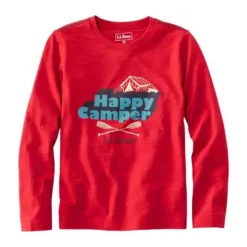 Boys' L.L.Bean Graphic Glow In The Dark Long Sleeve T-Shirt