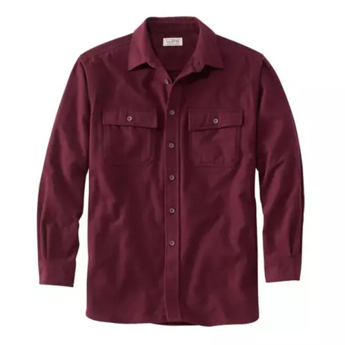 Men's L.L.Bean Solid Chamois Shirt 3 Men's L.L.Bean Solid Chamois Shirt