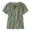 L.L.Bean Women's L.L. Bean Plus Organic Cotton Print T-Shirt -AS Revival store 19522780755