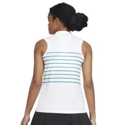Women's Nike Dri-FIT Victory Sleeveless Striped Golf Polo -AS Revival store 19524509064 1