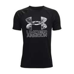 Boys' Under Armour Hybrid Print Fill Tech Short Sleeve T-Shirt