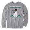 Men's Life Is Good Ugly Sweater Oh Christmas Long Sleeve T-Shirt -AS Revival store 19535729115