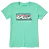 Women's Life Is Good Into The Great Wide Open Crusher Lite T-Shirt