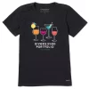 Women's Life Is Good Diversified Portfolio Cocktails T-Shirt