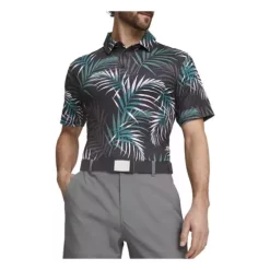 Men's Puma CLOUDSPUN Palm Leaf Golf Polo