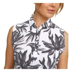 Women's Puma Palm Sleeveless Golf Polo -AS Revival store 19573048991 2