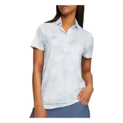 Women's Puma Mattr Cloudy Golf Polo
