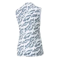 Women's Puma Mattr Animal Sleeveless Golf Polo -AS Revival store 19573067280 1