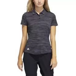 Women's Adidas Space-Dyed Primegreen Golf Polo