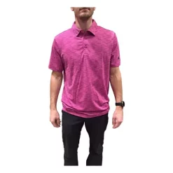 Men's Adidas Space Dye Golf Polo
