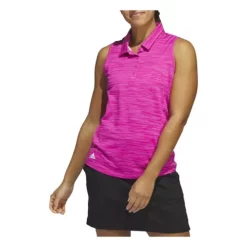 ADIDAS Women's Spacedye Sleeveless Polo