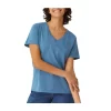Women's Bombas Pima Cotton Marl V-Neck T-Shirt -AS Revival store 19586308028