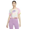 Women's Nike Sportswear Tie-Dye Graphic Cropped T-Shirt