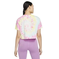 Women's Nike Sportswear Tie-Dye Graphic Cropped T-Shirt -AS Revival store 19586641970 1