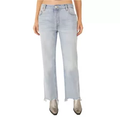 Women's Free People Maggie Straight Loose Fit Wide Leg Jeans