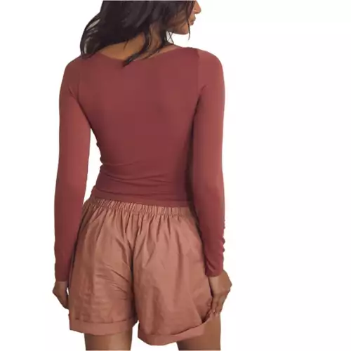 Women's Free People Stay Here Seamlesss Long Sleeve Top 4 Women's Free People Stay Here Seamlesss Long Sleeve Top - Image 2