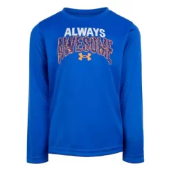 Boys' Under Armour Always Awesome Long Sleeve Shirt