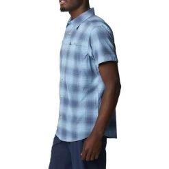 Men's Columbia Newton Ridge Plaid Short Sleeve Shirt -AS Revival store 19597848924 3