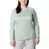 Women's Columbia Plus Size PFG Tidal Heather Long Sleeve Shirt -AS Revival store 19597864418