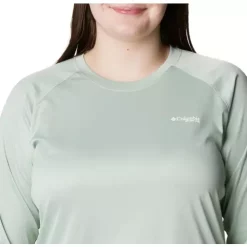 Women's Columbia Plus Size PFG Tidal Heather Long Sleeve Shirt -AS Revival store 19597864418 2
