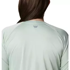 Women's Columbia Plus Size PFG Tidal Heather Long Sleeve Shirt -AS Revival store 19597864418 3