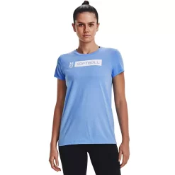 Women's Under Armour Softball Bar T-Shirt 9 Women's Under Armour Softball Bar T-Shirt -AS Revival store 19603978719 2