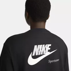 Women's Nike Sportswear Newself Boxy Long Sleeve T-Shirt -AS Revival store 19614705790 7