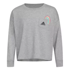 Girls' Adidas Graphic Heather T-Shirt