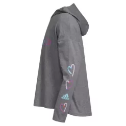 Girls' Adidas Long Sleeve Hooded T-Shirt -AS Revival store 19621932530 1