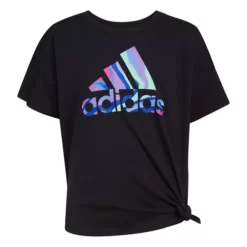 Girls' Adidas Loose Tie-Front T-Shirt