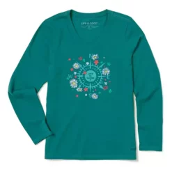 Women's Life Is Good Beauty In All Directions Long Sleeve T-Shirt -AS Revival store 19629325446 1