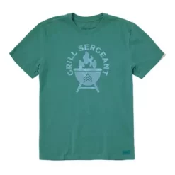 Men's Life Is Good Grill Sargeant Crusher-Lite T-Shirt