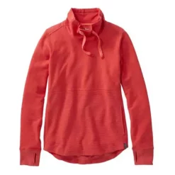 L.L.Bean Women's L.L. Bean Plus Cozy Mixed Knit Pullover