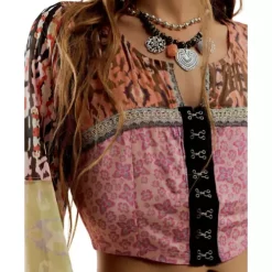 Women's Free People Walk That Way Blouse -AS Revival store 19634748979 2