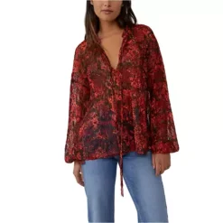 Women's Free People Out For The Night Blouse