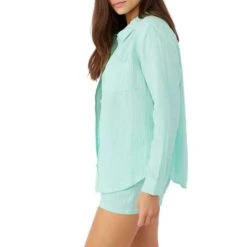 Women's O'Neill Leni Button Up Shirt -AS Revival store 19655908881 2