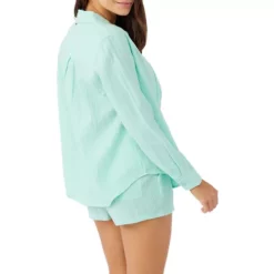 Women's O'Neill Leni Button Up Shirt -AS Revival store 19655908881 3