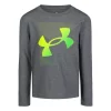 Boys' Under Armour Poppin Logo Long Sleeve Shirt -AS Revival store 19660106704