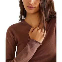 Women's Free People Be My Baby Long Sleeve T-Shirt -AS Revival store 19679037969 2